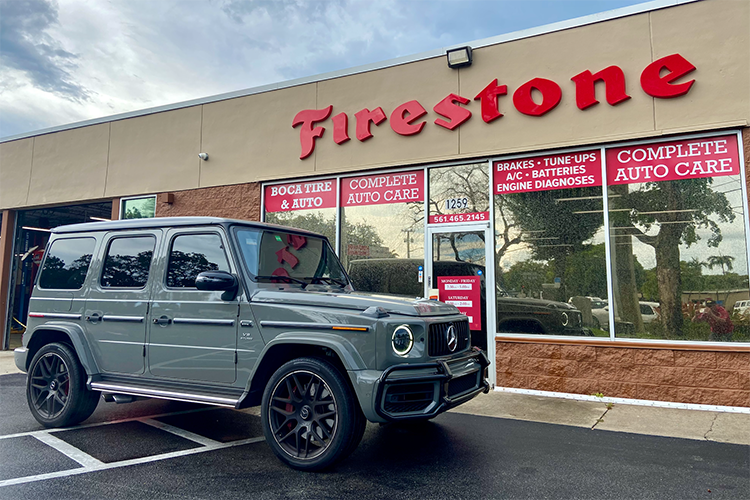 Mercedes G-Wagon at Boca Tire & Auto Service Center